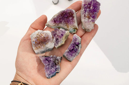 Kit De Limpieza De Salvia, Amatista, Palo Santo Y Hierbas Curativas
