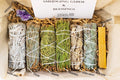 Kit De Limpieza De Salvia, Amatista, Palo Santo Y Hierbas Curativas